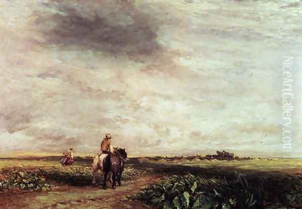 Landscape Oil Painting by David Cox