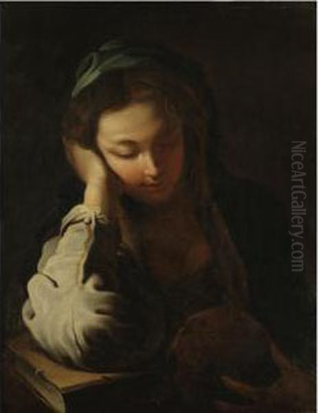 The Penitent Magdalen Oil Painting by Domenico Fetti