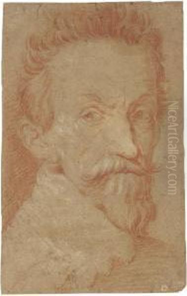 Portrait Of Francesco Andreini Oil Painting by Domenico Fetti