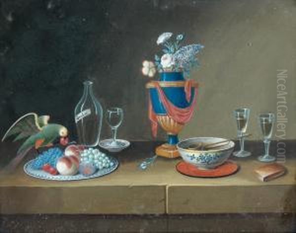 Nature Morte Au Scubac Oil Painting by Johann Rudolf Feyerabend