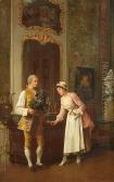 The Household Treasure Oil Painting by Benjamin Eugene Fichel