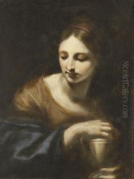 Maria Maddalena Oil Painting by Felice Ficherelli Il Riposo