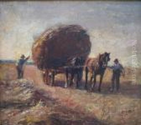 The Last Load Oil Painting by Harry Filder