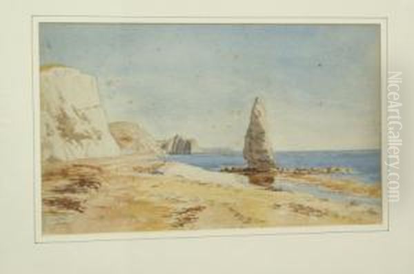 Durdle Daw, Dorset Oil Painting by Walter Field