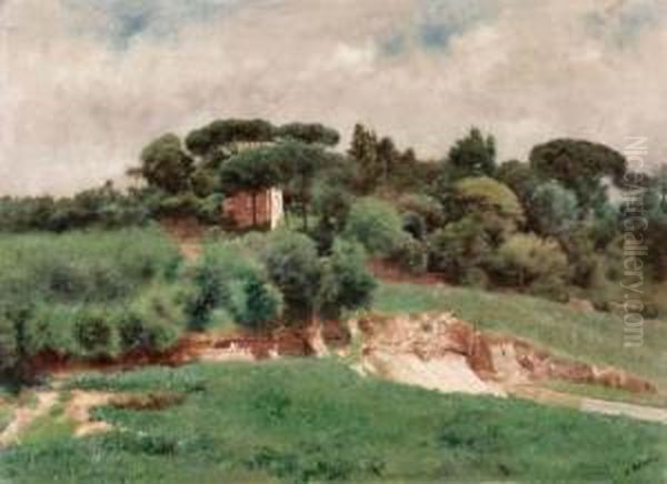 Verso La Vecchia Torre Oil Painting by Giovanni Battista Filosa