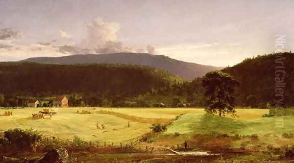 Bareford Mountains, West Milford, New Jersey, 1850 Oil Painting by Jasper Francis Cropsey