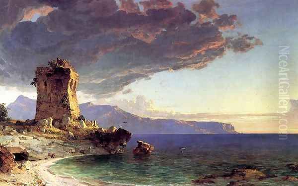 The Isle of Capri Oil Painting by Jasper Francis Cropsey