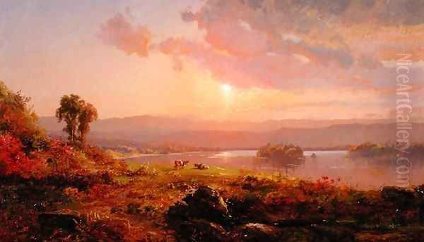 Susquehanna River, 1876 Oil Painting by Jasper Francis Cropsey