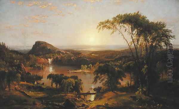 Summer, Lake Ontario, 1857 Oil Painting by Jasper Francis Cropsey