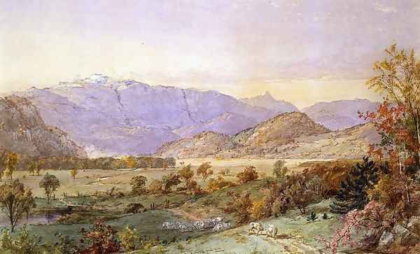 Early Snow on Mount Washington Oil Painting by Jasper Francis Cropsey