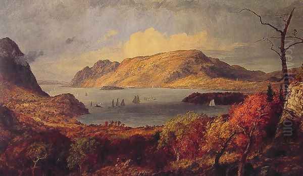 Gates of the Hudson Oil Painting by Jasper Francis Cropsey