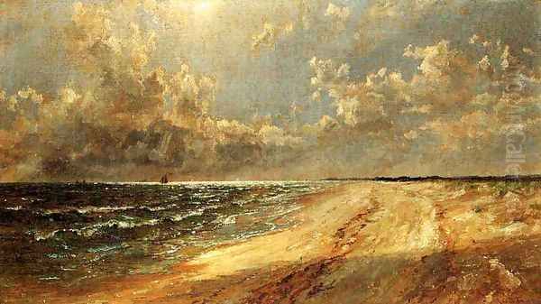 Seascape Oil Painting by Jasper Francis Cropsey