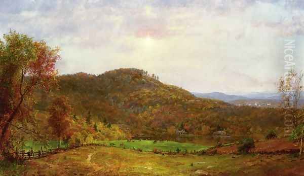 Autumn Landscape II Oil Painting by Jasper Francis Cropsey