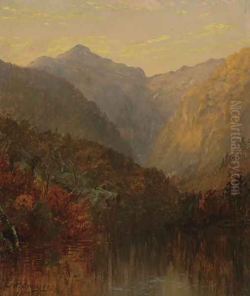 Mount Monroe, White Mountains, New Hampshire Oil Painting by Jasper Francis Cropsey