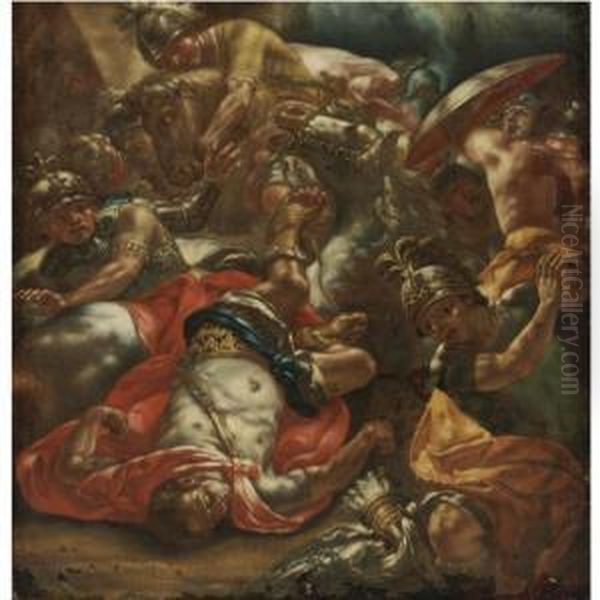 The Conversion Of Saint Paul Oil Painting by Fedele Fischetti