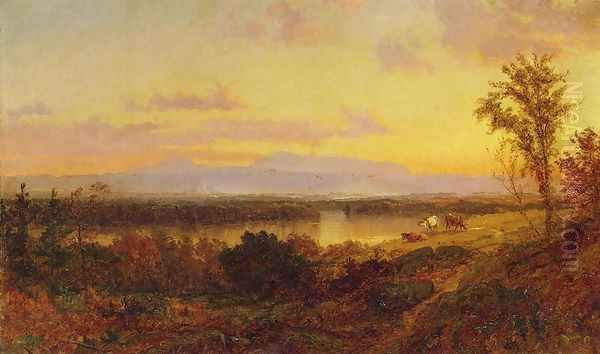 Autumn Landscape I Oil Painting by Jasper Francis Cropsey