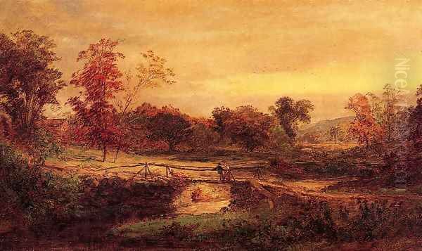 The Meeting Oil Painting by Jasper Francis Cropsey