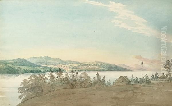 On The St. Lawrence Oil Painting by Benjamin Fisher