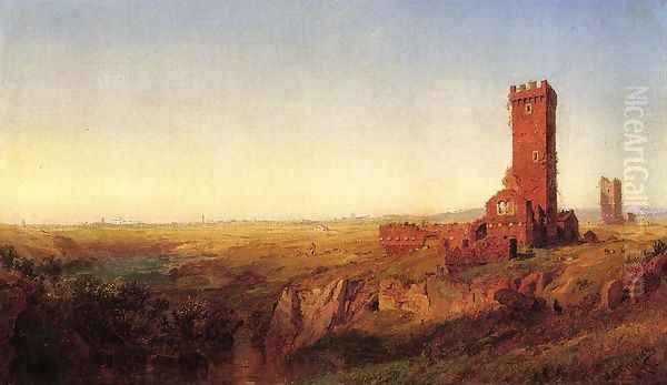 The Campagna of Rome Oil Painting by Jasper Francis Cropsey