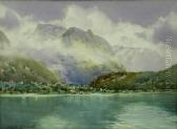 Leon-mt-skaala Oil Painting by Frederick R. Fitzgerald