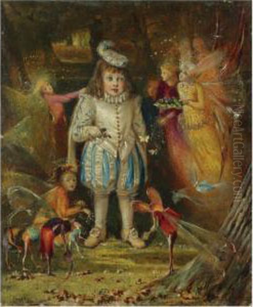 Fairyland Oil Painting by John Anster Fitzgerald