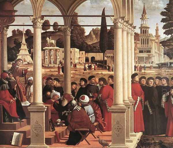 Disputation of St Stephen 1514 Oil Painting by Vittore Carpaccio