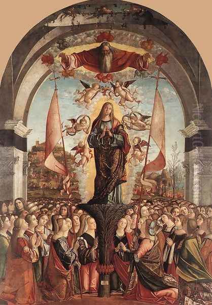 Apotheosis of St Ursula 1491 Oil Painting by Vittore Carpaccio