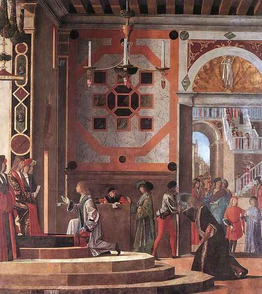 Departure of the Ambassadors (Partenza degli Ambasciatori) Oil Painting by Vittore Carpaccio