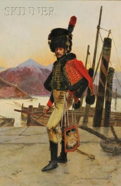 Le Grenadier Oil Painting by Francois Flameng