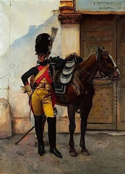 Le Grenadier Oil Painting by Francois Flameng