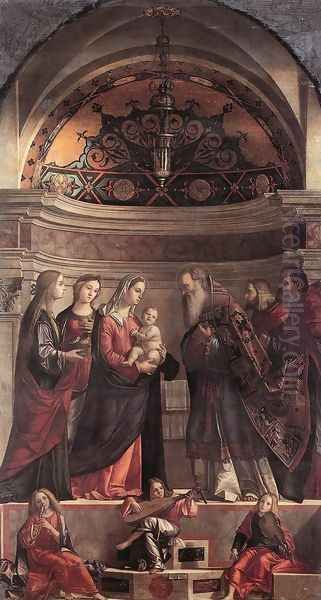 Presentation of Jesus in the Temple 1510 Oil Painting by Vittore Carpaccio