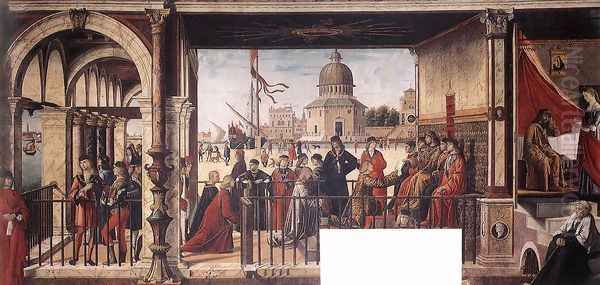 Arrival of the English Ambassadors 1495-1500 Oil Painting by Vittore Carpaccio