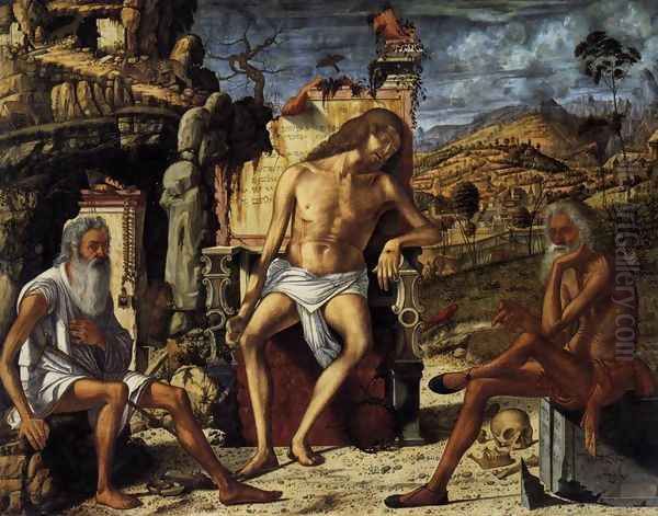 The Meditation on the Passion c. 1510 Oil Painting by Vittore Carpaccio