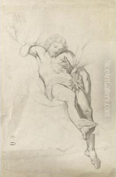 La Deposition Du Christ Oil Painting by Hippolyte Flandrin