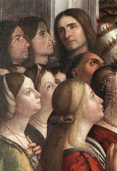 Apotheosis of St Ursula (detail) 1491 Oil Painting by Vittore Carpaccio