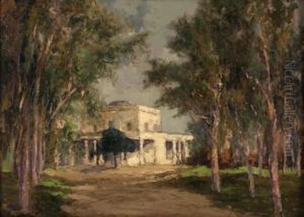 Casco De Estancia Oil Painting by Gustave Flasschoen