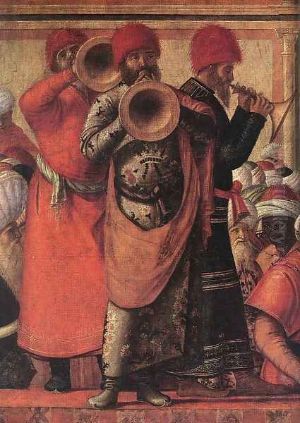 The Baptism of the Selenites (detail 1) 1507 Oil Painting by Vittore Carpaccio