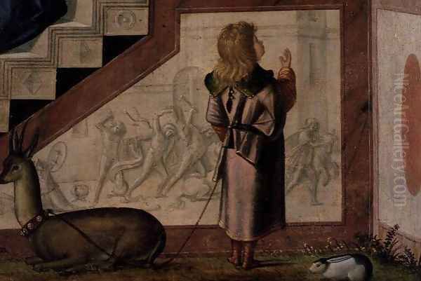 Presentation of Mary at the Temple (detail) Oil Painting by Vittore Carpaccio