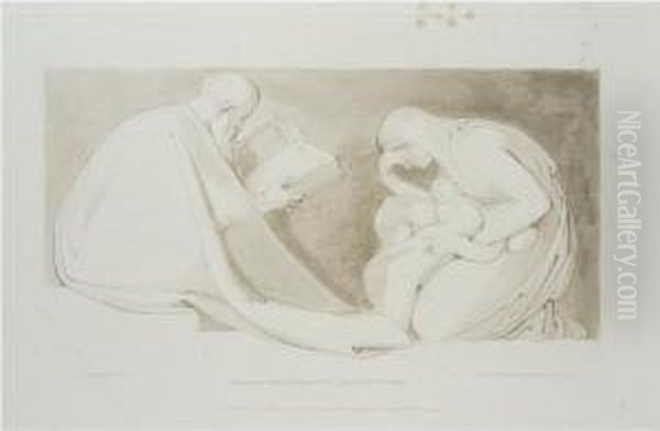 Act Of Mercy Oil Painting by John Flaxman