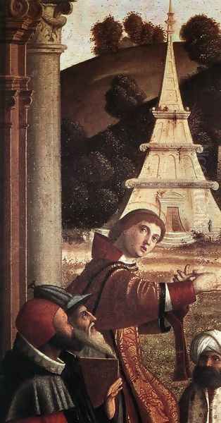 Disputation of St Stephen (detail) 1514 Oil Painting by Vittore Carpaccio