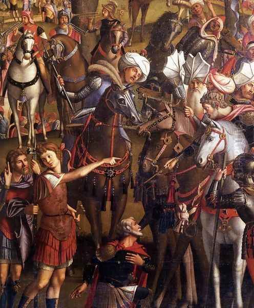 The Ten Thousand Martyrs on the Mount Ararat (detail) Oil Painting by Vittore Carpaccio