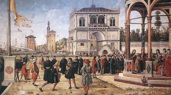 Return of the Ambassadors (Ritorno degli Ambasciatori) Oil Painting by Vittore Carpaccio