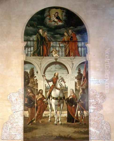 St. Vitalis with Saints Oil Painting by Vittore Carpaccio