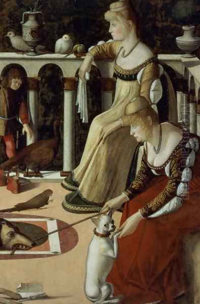 Two Venetian Ladies Oil Painting by Vittore Carpaccio