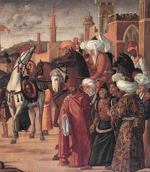 The Triumph of St George [detail: 3] Oil Painting by Vittore Carpaccio