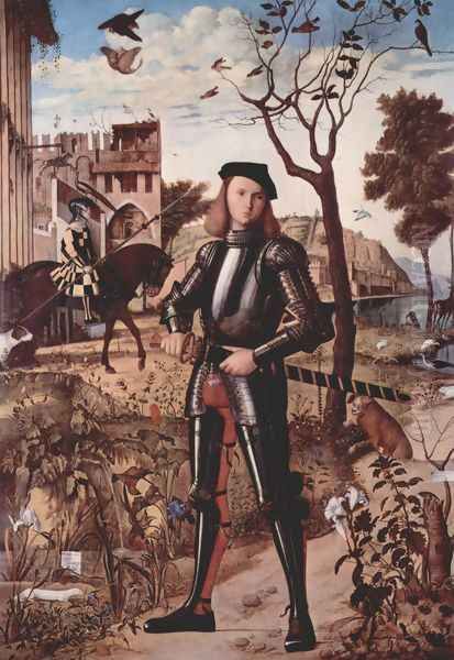 Portrait of a Knight Oil Painting by Vittore Carpaccio