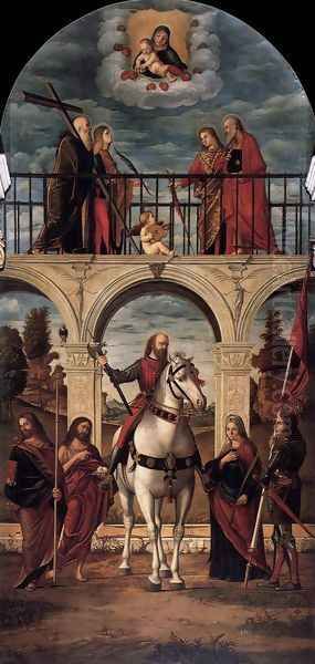 Glory of St Vitalis Oil Painting by Vittore Carpaccio