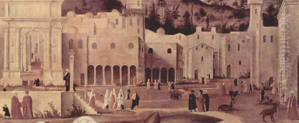 St. Stephen's sermon at the gates of Jerusalem, detail Oil Painting by Vittore Carpaccio