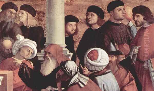 Disputation of St Stephen (detail 1) Oil Painting by Vittore Carpaccio