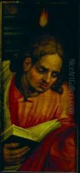 Pentecostal Saint Oil Painting by Frans I Vriendt (Frans Floris)